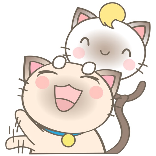 Simi and Suki in love for iMessage Sticker