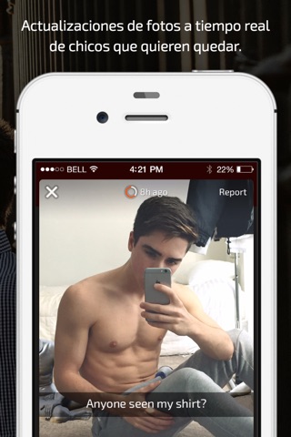 Hanky - Gay dating, flirt and fun by live selfies screenshot 2