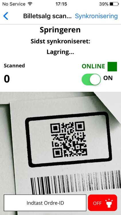 Billetsalg Scanner 2017 screenshot-4