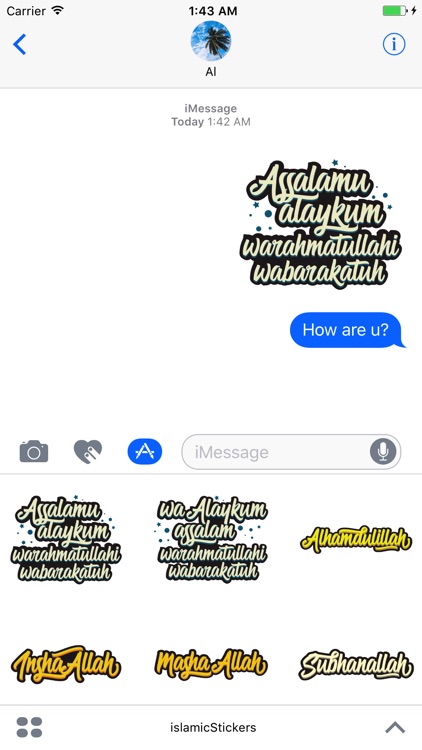 Islamic Phrases Stickers