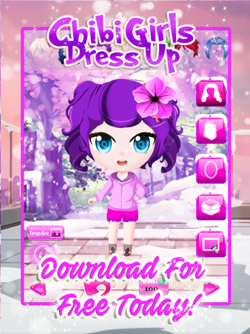 Chibi Anime Avatar Maker Girls Games For Kids Free screenshot 4