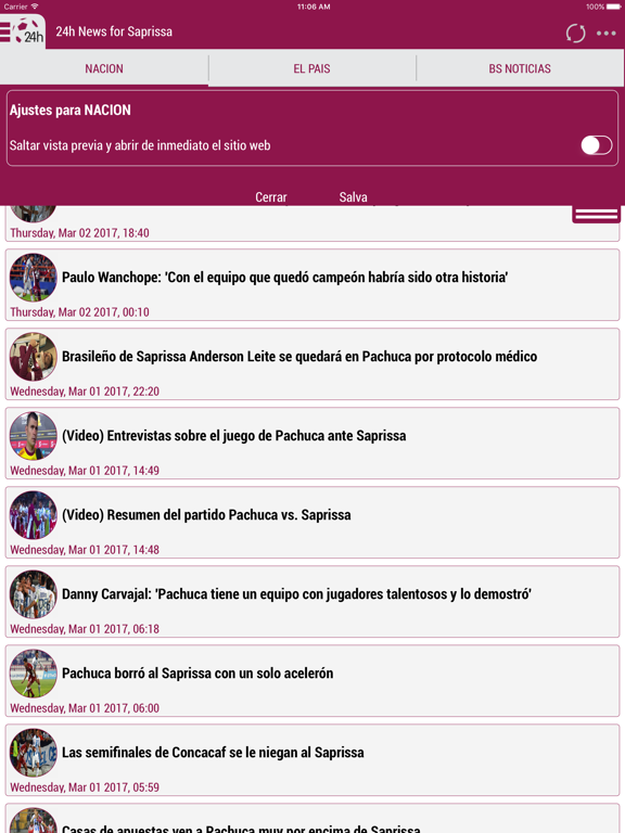 24h News for Deportivo Saprissa screenshot 2