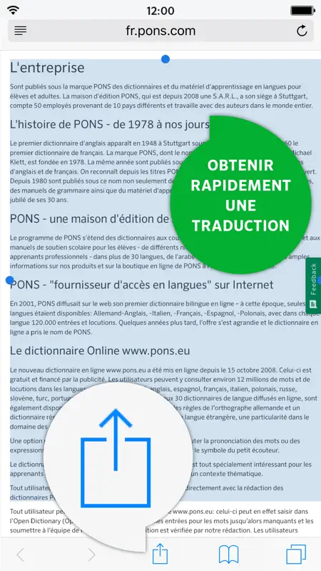 Dictionnaire Allemand PONS screenshot 4 of 5