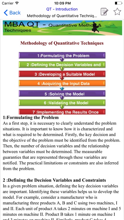 MBA QT - Quantitative Method & Techniques