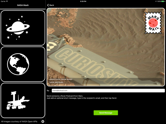 NASA Mash iPad screenshot 2 - Education app