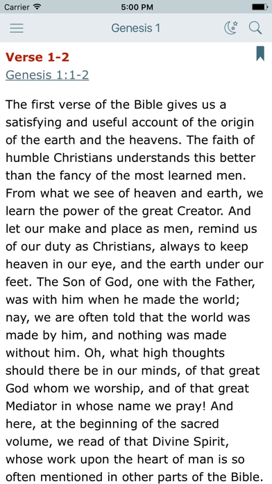 Screenshot #1 pour Matthew Henry Bible Commentary - Concise Version