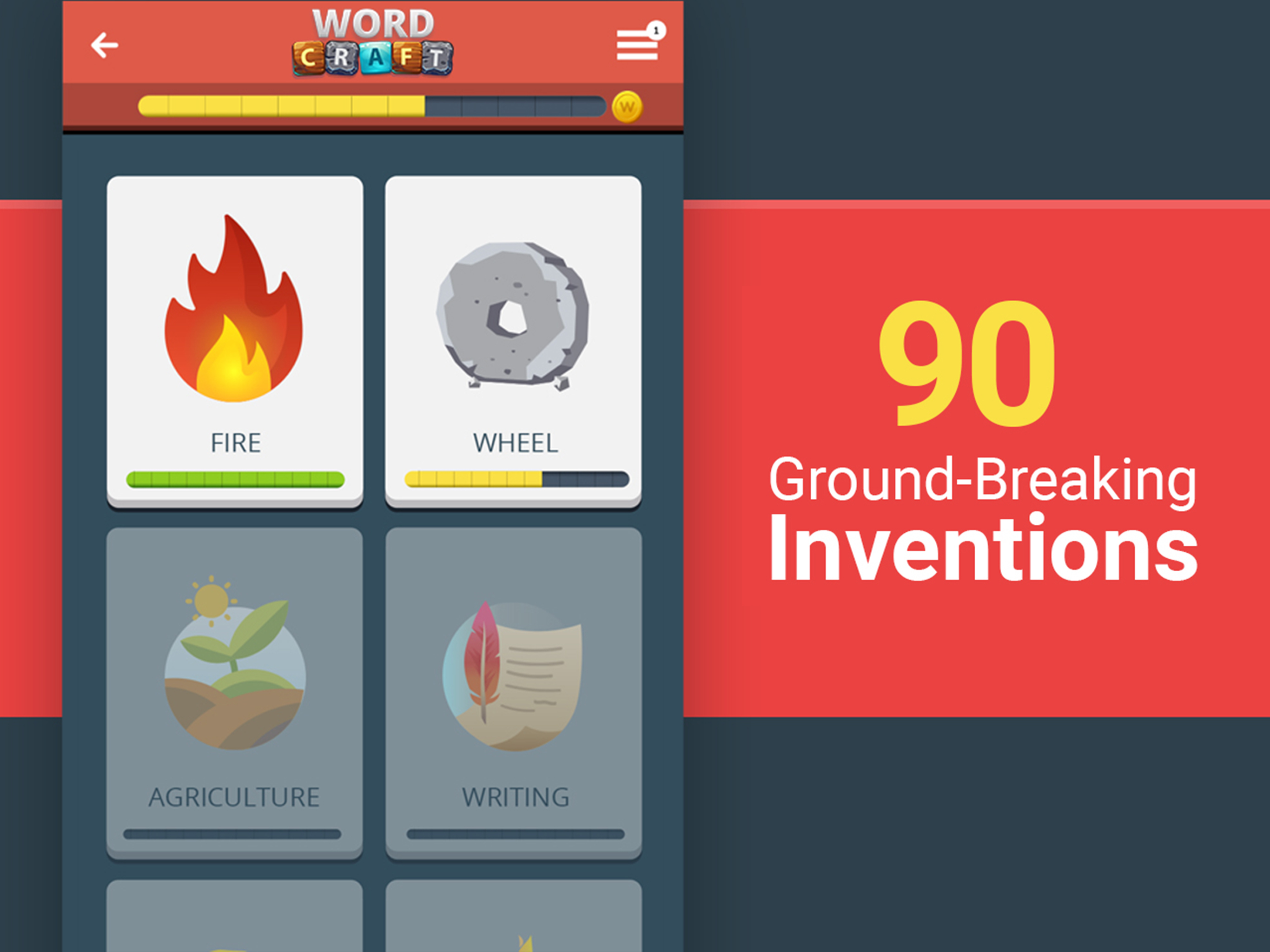Word Craft Inventions - Word brain game screenshot 7