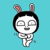 Animated Funny Rabbit Girl Stickers For iMessage