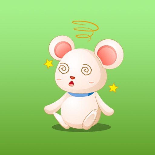 Cute Little Mouse English Sticker icon