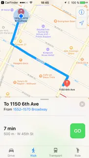 gps car finder free iphone screenshot 2