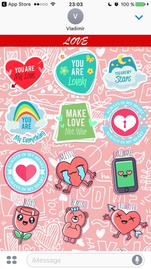 Love - Stickers for iMessage(圖3)-速報App