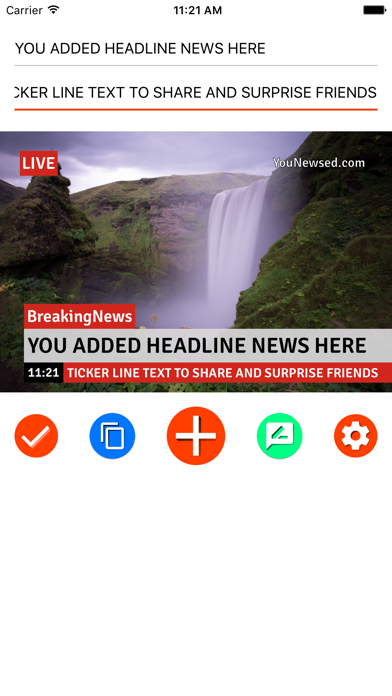 Screenshot #3 pour YouNewsed - Write Your Own Headline News Meme