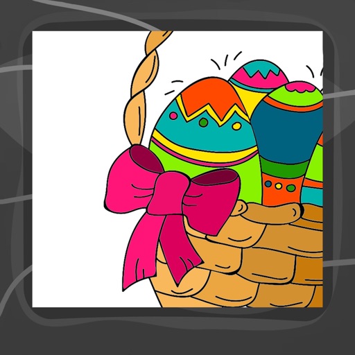 Easter Eggs Coloring Book App