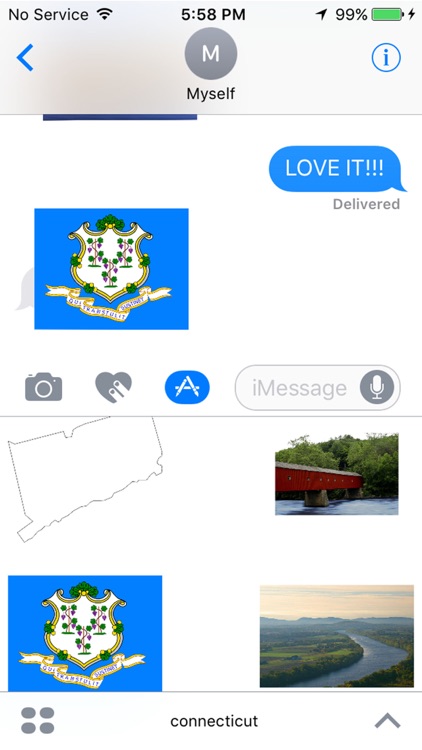 Connecticut Stickers for iMessage