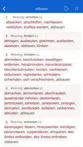 German Synonym Dictionary screenshot #3 for iPhone