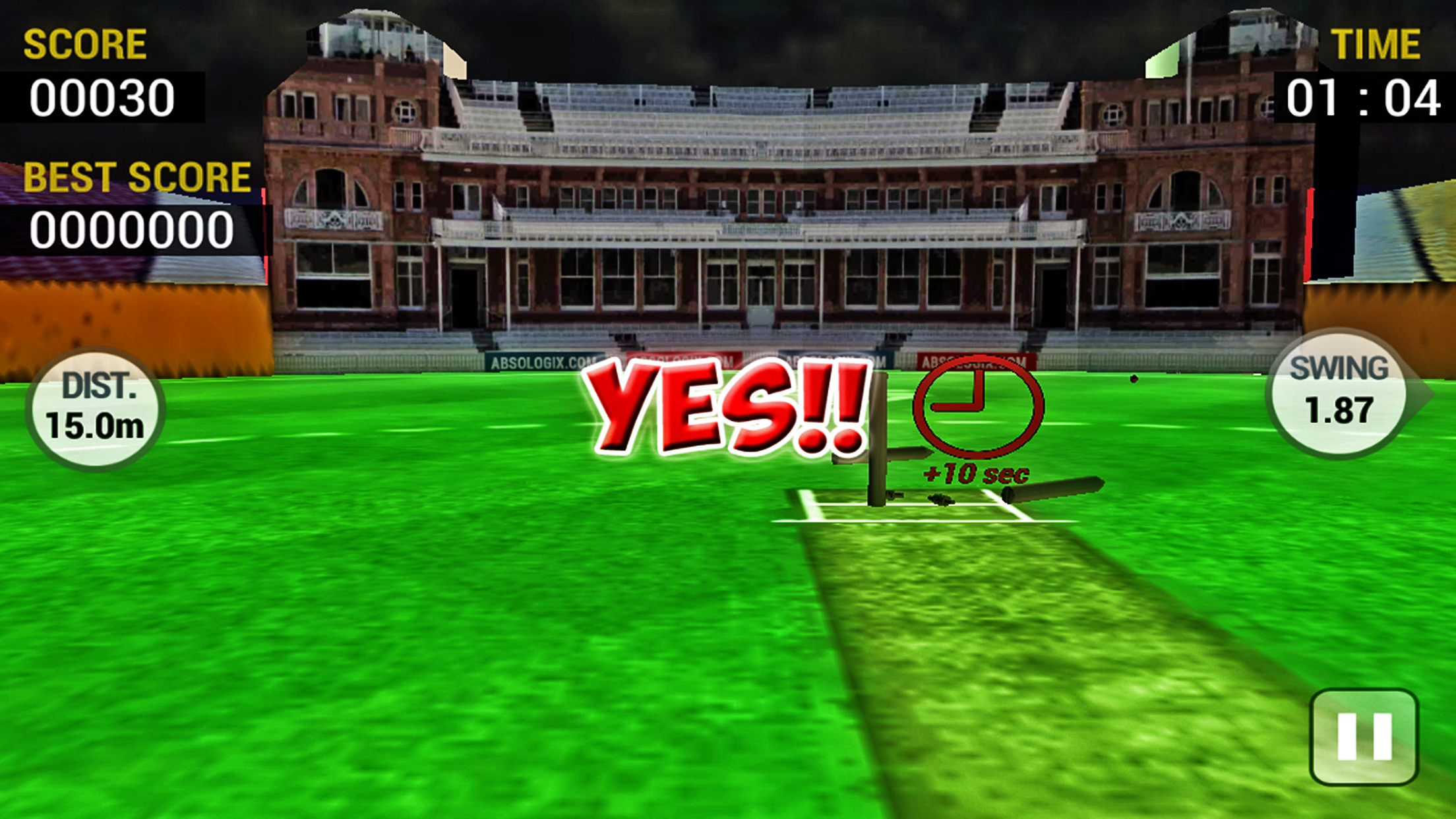 Bowling Ball -A Cricket Bowling Simulation screenshot 2