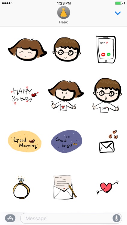 haero Love Stickers