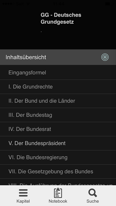 Screenshot #3 pour GG - Deutsches Grundgesetz