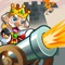 Become the ultimate ruler of your kingdom in this artillery game