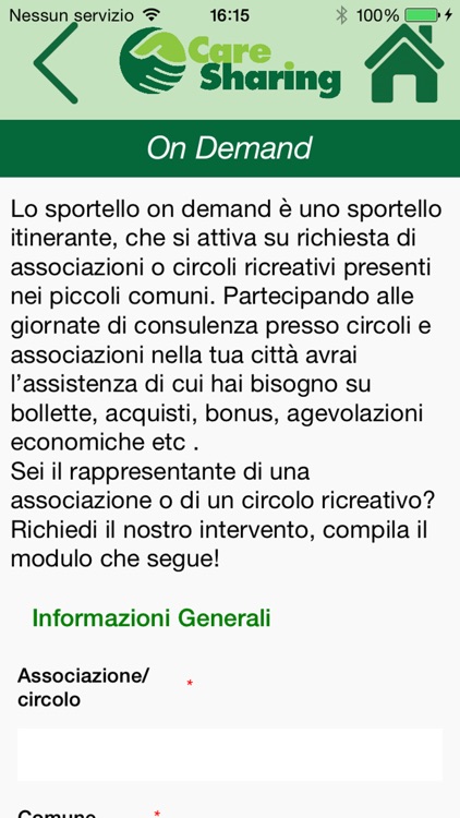 Care Sharing tutela per tutti screenshot-3