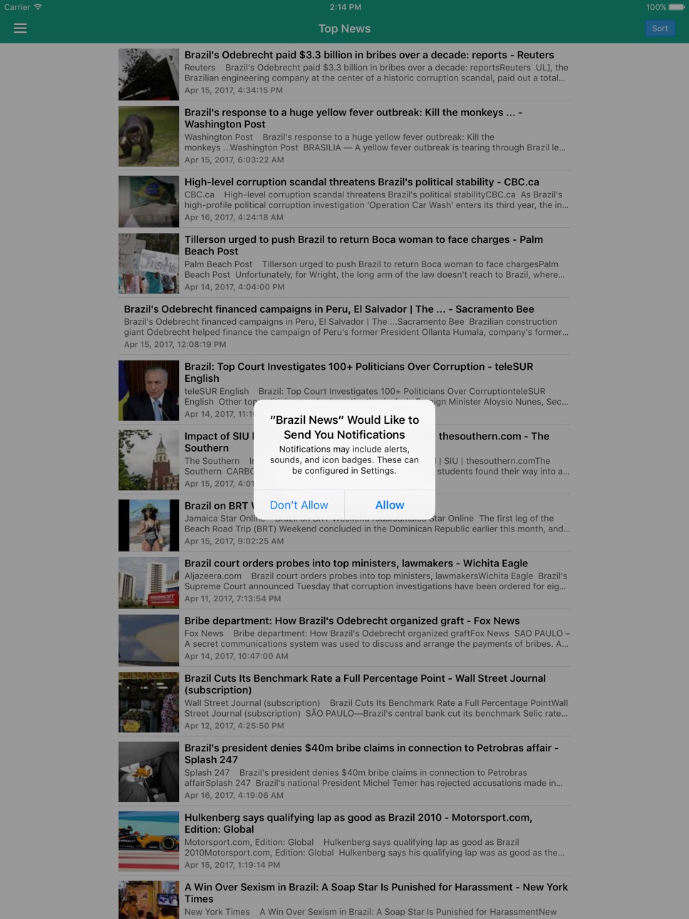 iPad screenshot