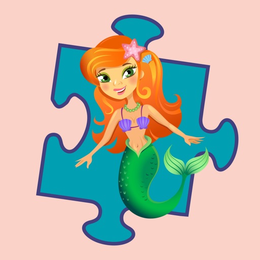 Mermaid Jigsaw Puzzle for Little Kids iOS App