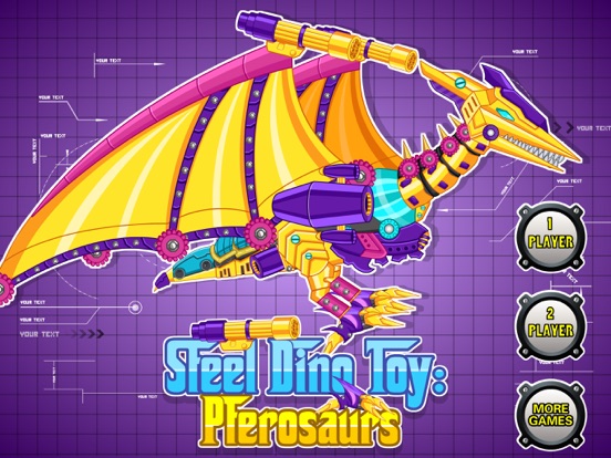 Screenshot #4 pour Steel Dino Toy:Mechanic Pterosaurs - 2 player game