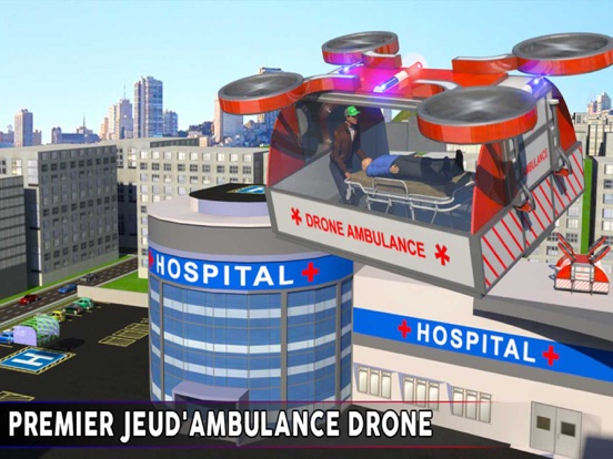 Screenshot #4 pour Drone Ambulance Simulateur Hélicoptère Sauvetage
