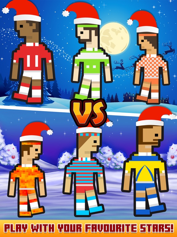 2017ハッピーサッカーフィジックス2人のクリスマスゲームのおすすめ画像3