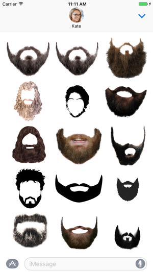 Beard and Mo Sticker Pack(圖3)-速報App