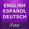 Learn English, Spanish and German vocabulary