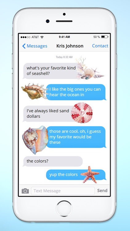 Beach Lover Sea Shells Sticker Pack