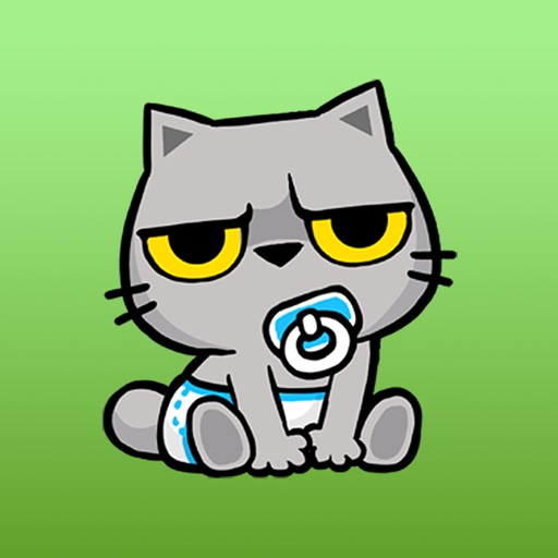 Animated Baby Gangster Cat icon