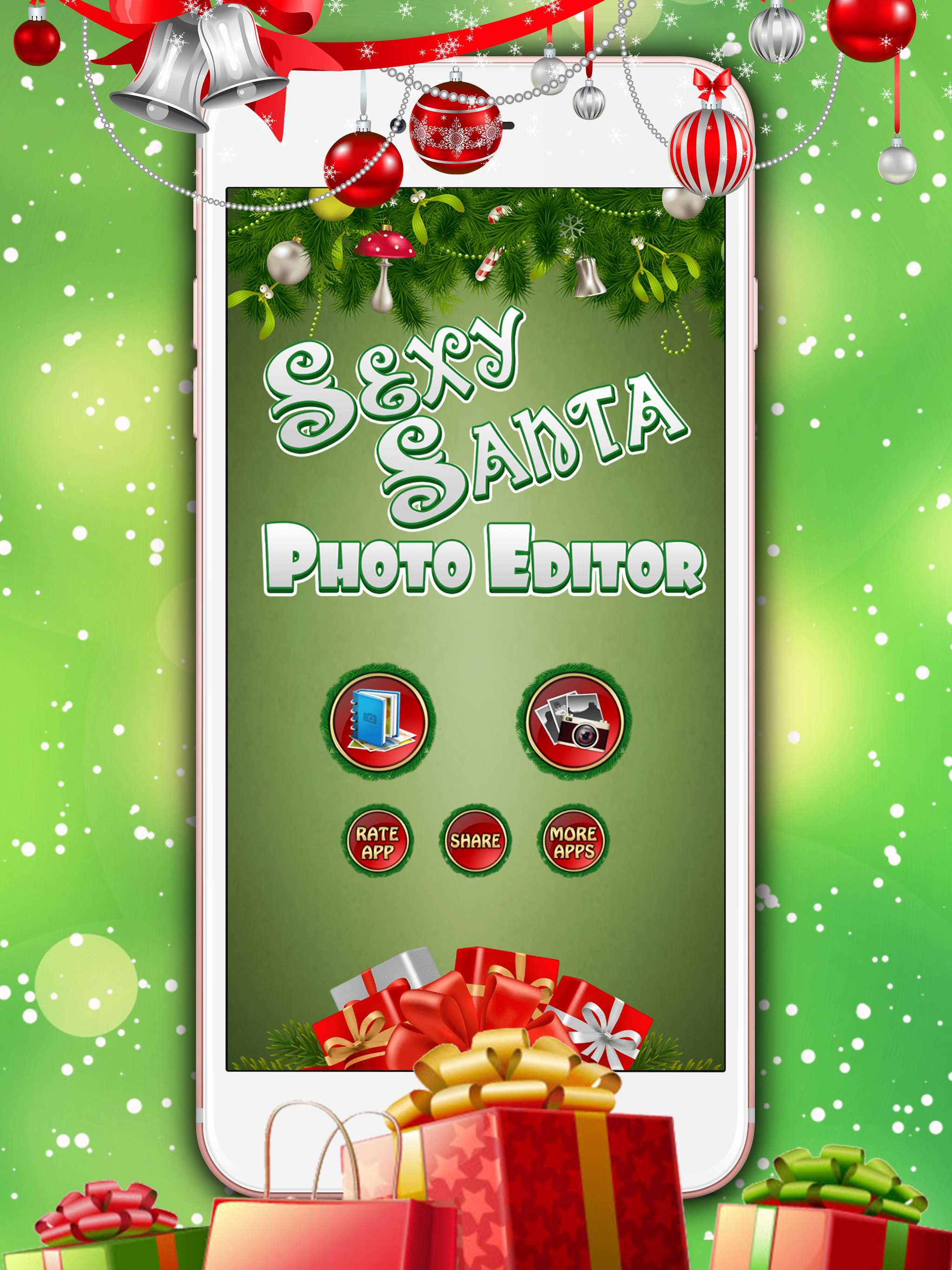 Sexy Santa Photo Editor - Mr & Mrs Claus Costumes