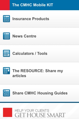 The CMHC Mobile KIT screenshot 2