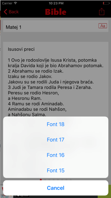 How to cancel & delete Biblija Hrvatski from iphone & ipad 3