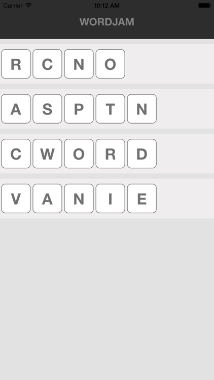 Word Jam - scramble, jumble without friends fun