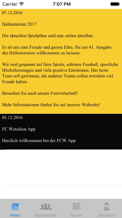 FC Wetzikon App screenshot-3