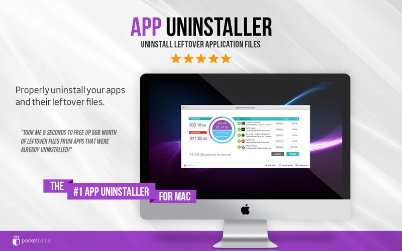 app uninstaller - clean leftover application files iphone screenshot 1