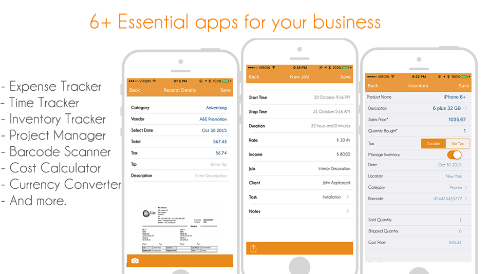 #4. Invoice Manager: Create, Send Invoice and Estimate (iOS) Podle: iCubemedia Inc.