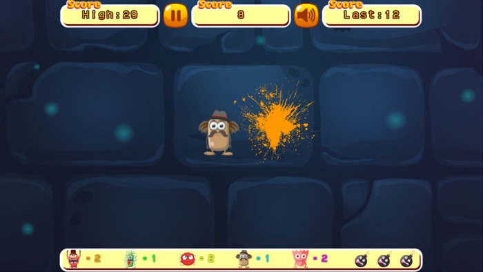 Tippen Monster  Schnell Smash Spiel