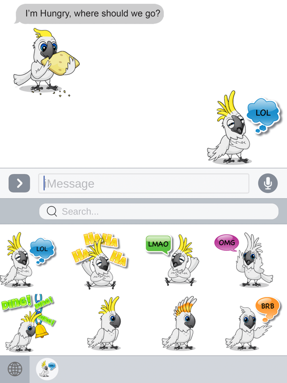 Screenshot #6 pour CockatooMoji - Toos Parrot Emojis