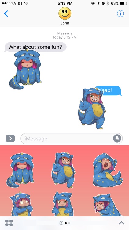 Dragon Girl Stickers