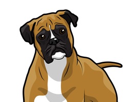 React with Boxer Dog Stickers and Emojis Pack