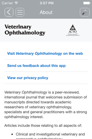 Veterinary Ophthalmology - náhled