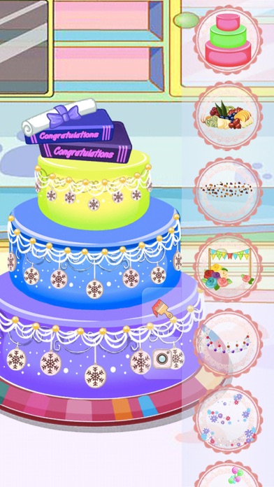 Girl Game－Birthday Cake Decorating screenshot 4