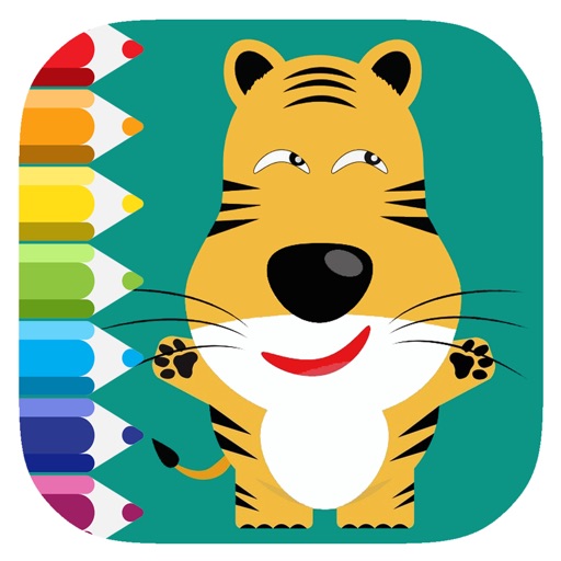 Tiger Coloring Book Game Free For Children iOS App