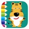 Tiger Coloring Book Game Free For Children