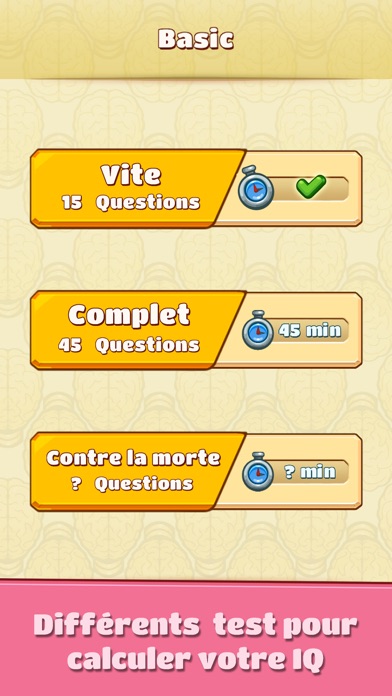 Screenshot #3 pour I.Q. - Test
