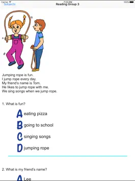 Game screenshot 1st Grade Reading Comprehension hack